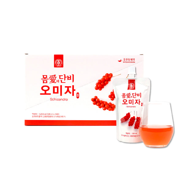 天然韓國五味子汁 120毫升 x 10包 【增量裝】