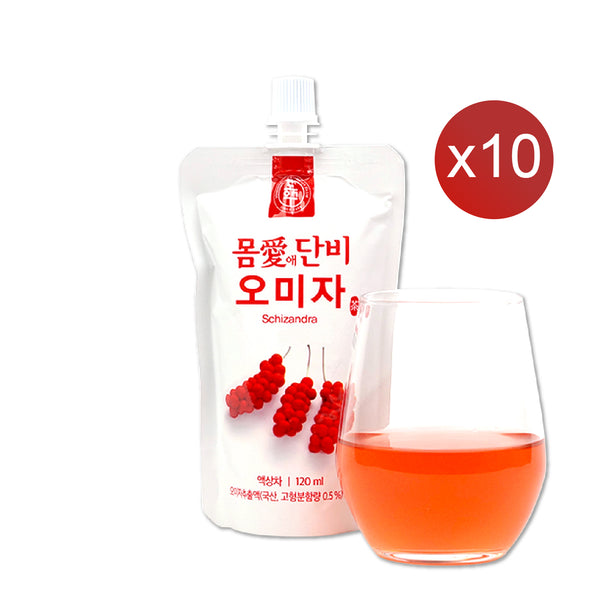 天然韓國五味子汁 120毫升【單件裝】x 10包 (此日期前最佳：2024年6月7日)