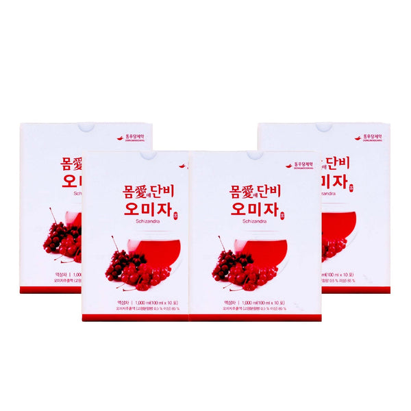 天然韓國五味子汁 100毫升 x 10包 【4盒裝】